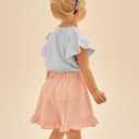 Big Sister Shirt for Girl Promoted to Big Sister Announcement Dinosaur Rainbow Elephant Outfit for Toddler Girl (White)