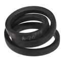 uxcell A26 1/2 Classic Wrapped V-Belt, 28" Outside Circumference Wrapped Industrial Rubber V-Belt A Profile V-Belt for Industrial Machinery Equipment, Black