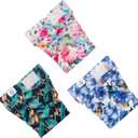 CuteBone Washable Dog Diapers Female No Tail Hole 3 Pack Reusable Doggie Period Training Pants for Docked-Tail Frenchie French Bulldog Boston Terrier Without Tail WWD04L, Medium