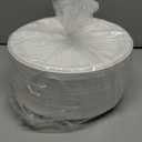 JOLLY CHEF Compostable Heavy Duty Plates   [ ] Eco-Friendly Disposable White Paper Plates Made of Bagasse Biodegradable for Party Dinner Sugarcane Fibers Thanksgiving Day (125 Count (Pack of 1))