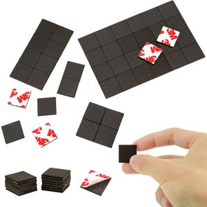 Pre-Cut Magnet Tape Strip, Thin Magnetic Squares with Self Adhesive(576PCS 3/ 4" x 3/ 4"), Sticky Magnets for Classroom/ Family Activities, Peel and Stick ONLY for Cards/ Picture/ Paper (20mil Magnet)