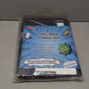 2 Pack Comic Book Storage Box - Foldable Portable Comic Books Holder & Organizer with Dividers, Large Capacity Fabric Washable Storage Box for Current/Silver/Golden Comics Collection and Magazine