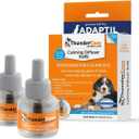 ThunderEase Dog Calming Pheromone Diffuser Refill | Powered by ADAPTIL | Vet Recommended to Relieve Separation Anxiety, Stress Barking and Chewing, and The Fear of Fireworks and Thunderstorms (60 Day