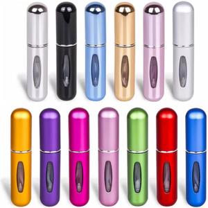 13pcs 5ml/0.2oz Refillable Cosmetic Spray Bottles 5 Ml Portable Perfume Spray Bottle set, 5mL Spray Bottle Multi-Pack For Women Outdoor And Traveling