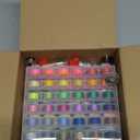 125 Pcs Sewing Thread Kit, 36 Assorted Colors Machine Threads with Spools, 400 Yards Prewound Bobbins Set with 50 Machine Needles (70/9, 75/11, 90/14, 100/16 110/18) for Universal Sewing Machines Use