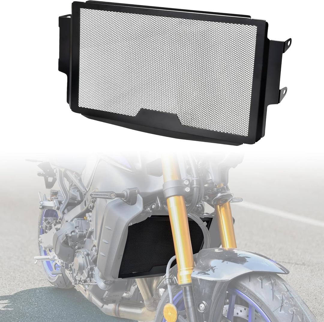 Radiator Grille Guard Protection Cover for Yamaha MT09, Black Radiator Protector Cover Tank Protection Mesh for Yamaha MT-09 MT09 SP MT09SP MT 09SP 2021-2024