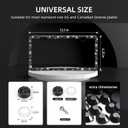 EWBN Bling License Plate Frame for Women, 2 Pack Sparkly Rhinestone License Plate Holder, Premium Stainless Steel Diamond Car Accessories License Plate Cover with Glitter Crystal CapsBlack (Narrow Edge Black)