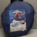 JOYIN White Rocket Ship Pop up Play Tent with Tunnel and Playhouse Kids Indoor Outdoor Spaceship Tent Set