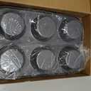 Walooza Jumbo Muffin Pan 2 Pack, Nonstick 6 Cup Muffin Tin, Extra Large Cupcake Pan for Baking, Giant Muffin & Cupcake Mold, Carbon Steel Muffin Tins, 3.3'' Cup Diameter