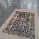 Loloi Chris Loves Julia Jules Collection JUL-10 Ocean/Spice 5'-0" x 7'-6", .13" Pile Height, Area Rug