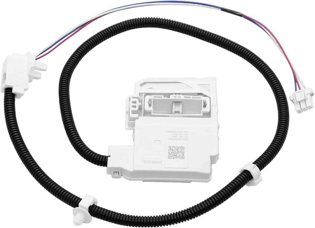 WH08X37937 WH08X32657 Washer Lid Lock with Wire Harness for GE GTW220ACK7WW GTW335ASN2WW GTW465ASN2WW GTW465ASN3WW GTW465ASN9WW HTW240ASK6WS GTW720BSN1WS, Replacement 4963152 WH08X31222 AP7033485