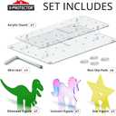 2 x X-Protector Cakepop Stand - Unique Cake Pop Holder with 3 Figures - Clear Cakepop Stand Display for 24 Cake Pops - Premium Lollipop Holder - Acrylic Cake Pop Holder Stand - Ideal Candy Holder!