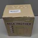 Electric Milk Frother, 4 in 1 Milk Steamer,11.8oz/350ml Automatic Warm and Cold Foam Maker for Coffee,Latte, Cappuccino, Macchiato, Hot Chocolate (Matte Black)