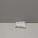 Empty Gel Nail Polish Bottles with Brush 10ML Black, Opaque Square Glass Refillable Fingernail Polish Bottles UV Safe with Mixing Balls & Funnels, Pack of 6