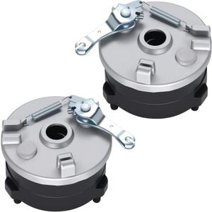 Front Drum Brake Wheel Hub with 3 Stud Drum Brake Housing + Shoes (Left & Right) Aftermarket Parts Fit for 50cc 70cc 90cc 110cc 125cc Taotao Sunl ATV Quad 4 Wheel Motorcycle