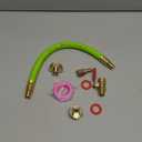 Minimprover Lead -Free Brass 16.9" Winterize Sprinkler System RV Motorhome Boat Camper and Travel Trailer: Air Comp Quick-Connect Plug To 3/4" Garden Hose Faucet Blow Out Adapter Fitting with Valve