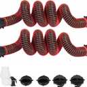 20FT RV Sewer Hose with Bayonet Fittings and 4-in-1 Adapter Elbow
