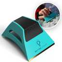 The Better Ice Scraper for Car Windshield | Fast, Efficient, Ergonomic | Magically Remove Ice and Frost from Auto Window | Patented Shape Shifting Technology | Durable Brass Edge | Compact | Pack of 1 (teal)