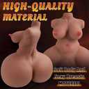 8.8LB Shemale Sex Doll Torso Sex Toy with Penetrable Dildo, 3 in 1 Trans Sex Doll with Breasts Vagina Anal for Men, 3 Channels Male Masturbation Adult Toy Love Doll for Men Gay Couple(8.8 Lbs)