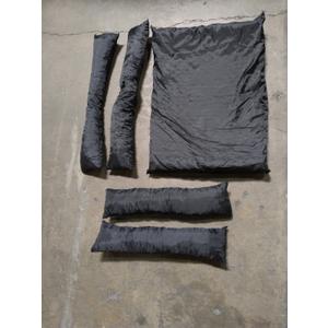 5 Pcs Black Cushions Inserts, Size 25x35x3"