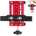 Cabinet Door Installation Positioner, Aluminum Alloy Cabinet Hardware Jig, Adjustable Length Cabinet Installation Tool, Precision Mounting Jig for Most Cabinet Doors, Effortless Alignment 2 Pack