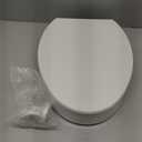 KOHLER 25875-0 Hyten 3" Height, Elevated Soft Close Elongated Toilet Seat, Contoured Seat with Grip-Tight Bumpers, Quick-Attach Hardware, No Slam Toilet Seat, White