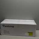 52 Inch Quiet DC Motor 6 Speed High CFM Modern Ceiling Fan with Lights Remote Control, 3 Blade Indoor Silver Ceiling Fan for Bedroom, Office, Living Room