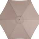 9 Feet Patio Umbrella Replacement Canopy for 6 Ribs, Market Umbrella Top, Yard Table Umbrella Top Cover,Universal Strong and Thick Umbrella Canopy,Canopy Only