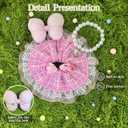 17cm Doll Clothes Set & Outfit Set for 17cm Dolls - Premium Fashion Dresses with Accessories, Luxury Chic Doll Clothing & Style Bundle Woven Pink