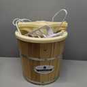 Elite Gourmet Maxi-Matic EIM-924L 4 quart Old Fashioned Electric Ice Cream Maker, Pine Bucket
