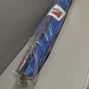 MEWAY 9ft Patio Umbrella Outdoor Table Umbrellas with Push Button Tilt and Crank, Market Umbrella 8 Sturdy Ribs for Deck, Garden, Pool and Backyard, Blue