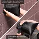 Outdoor Faucet Cover for Winter - 2 Pack 8"H x 6.5"W Hose Bib Covers for Winter Freeze Protection, Reusable Waterproof Pipe Wrap Insulation Cover Socks, Black