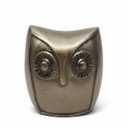 HD Designs Aluminum Owl Gold 3.6 Inches Home Decor Desk Table Shelf Figure
