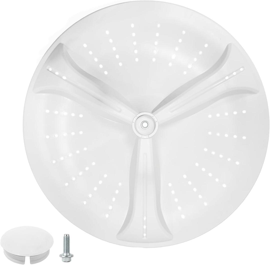 W10902814 Washplate With Cap, Compatible with Maytag & Whirlpool Washer, Replacement Washer Wash Plate Fit MVWB835DW, MVWB855DC, MVWB855DW, MVWX655DW, MVWX655DW0, MVWX655DW1, MVWX655DW2