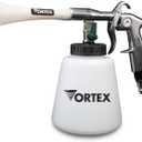 HI-TECH Vortex I Air Cleaning Gun  Deep Cleans Auto Interiors & Exteriors  Compressed Air Powered  Car Detailing Tool for Dirt, Dust, Grime & Stains