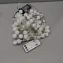 JMEXSUSS 100 LED Connectable Globe String Lights Indoor Bedroom, 33ft Warm White Christmas Lights Plug in with Remote, 8 Mode Hanging Fairy Lights Outdoor for Room Classroom Party Tree Christmas Decor