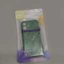 Lovmooful Compatible for iPhone 16 Case Cute Checkerboard Lattice Plaid with Color Design for Girls Women Soft TPU Shockproof Protective Girly for iPhone 16 Case-Green