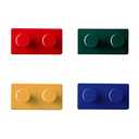 OULIGET Plastic Creative Adhesive Coat Hook,4 Pieces Interesting Hook for Coat, Scarf, Hat, Towel,Key, Bag, Utility Hook for Wall Hanging Decorations,4 Colors.