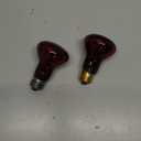 Pet Supplies 60w Infrared Heating Lamp R63 110v E26/E27 Basking Spot Lamp Bulb Nightlight Red Reptile Bulb for Reptile & Amphibian, 2 Pack