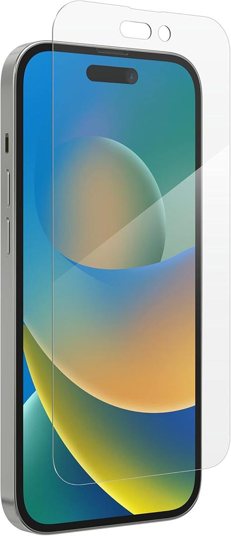 ZAGG Glass Elite Screen Protector for Apple iPhone 14 Pro - 5X Shatter Protection, Anti-Fingerprint Technology, Invisible Shield, Easy to Install