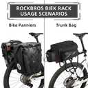 ROCKBROS Rear Bike Rack Quick Release Bike Cargo Rack Luggage Bike Rack Rear Mountain Bike Rack