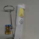 Bonsenkitchen Milk Frother Hanheld with Stand, Electric Coffee Frother, Portable Hand Frother Wand Drink Mixer for Matcha Lattes Cappuccino, Kitchen Gifts (Battery Included)