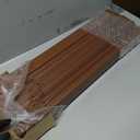 DEZ FURNISHINGS Cordless 2" Signature Faux Wood Blind, 33" W x 60" H, Bark Brown