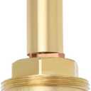 BSP 1/2" Red Brass Shower Bath Tap Valve Cartridge Quarter Turn 20 Teet Ceramic Tap Cartridge for Kitchens Bathrooms Washrooms (Counterclockwise to Open)