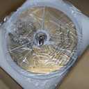 Tall Floor Lamp for Living Room,65'' Modern Standing Lamps with 9W LED Bulb,Dimmable Floor Light with Fabric Shade,Gold Tall Lamp for Bedroom Office Study Room Corner Dining Room