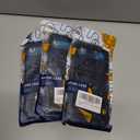 3 x for Google Pixel 9 Pro XL Case with Camera Lens Cover, HD Screen Protector, 10 FT Military Grade Drop Protection, Magnetic Ring Holder Kickstand Protective Phone Case, Navy Blue