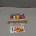 Montessori Wooden Beads Sequencing Toy Set, Stacking Blocks & Lacing Beads & Matching Shape Stacker for 2 3 4 5 Year Old STEM Preschool Learning Montessori Toys Gifts for Kids Boy Girl Toddler