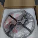 EAPUDUN Farmhouse Ceiling Light, Wooden Semi Flush Mount Ceiling Light Fixtures with Clear Glass Shade, Retro 2-Light Ceiling Lamp for Hallway Entryway Bedroom Kitchen Dining Room SMA1444-FBDT