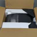 Antarctic Star Nugget Ice Makers Countertop, Pebble Ice Machine with Chewable Pellet Ice, 34Lbs/24H, Self-Cleaning, Sonic Ice, One-Click Operation, for Kitchen,Office Stainless Steel Black