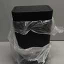 TIPGO Bathroom Trash Can with Lid, 10 Liter/ 2.6 Gallon Slim Garbage Can, Small Trash Bin Waste Basket with Pop-Up Lid for Kitchen, Bedroom, Living Room, Office (2 Pack, Black)